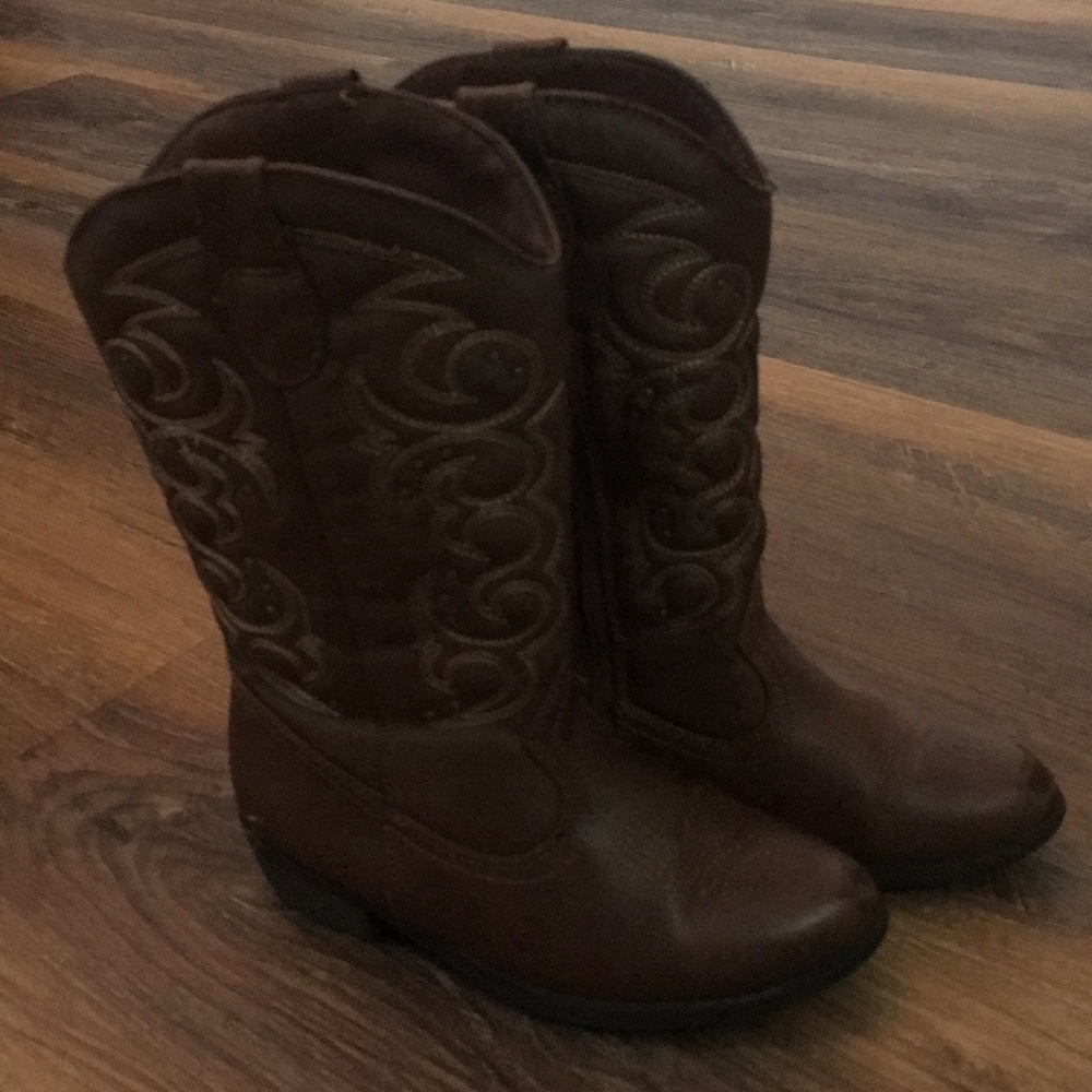 Girls Darcy cowboy boots size 1